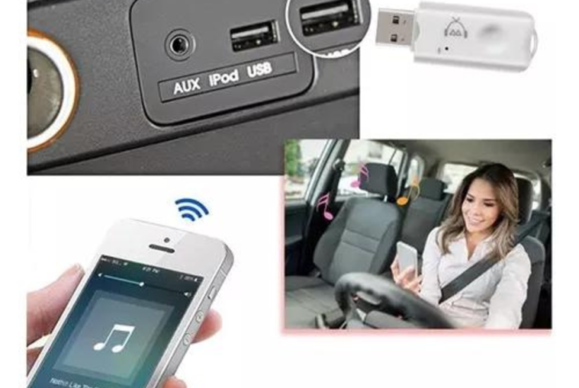 Receptor Bluetooth Com Microfone Usb Adaptador Música Carro (3)