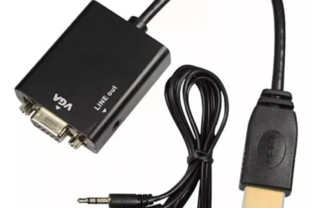 Cabo Conversor Adaptador HDMI para VGA (1)