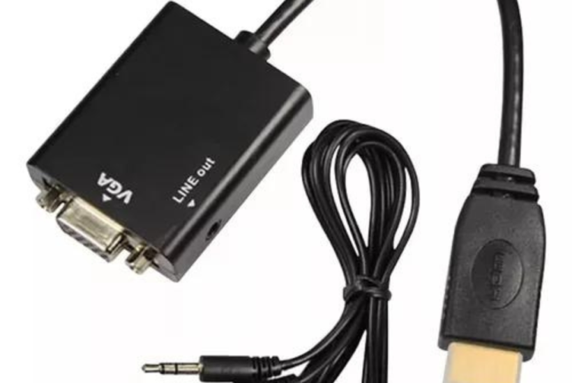 Cabo Conversor Adaptador HDMI para VGA (1)