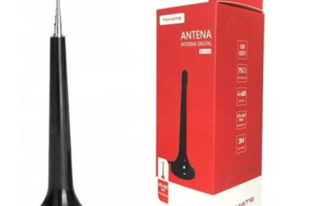 Antena Portátil Retrátil Amplificada Para Sinal Digital Hdtv (2)