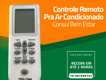 Controle Remoto para Ar Condicionado Consul - Bem Estar