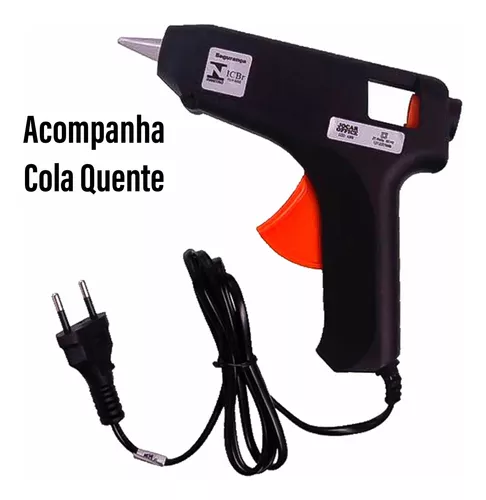 Pistola De Cola Quente Grande Bivolt 40w - Papelaria - Artesanato-2