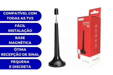 Antena Digital Para Tv Cabo 3 Metros (2)