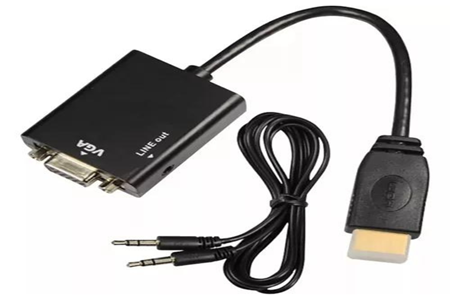 Cabo Conversor Adaptador HDMI para VGA -1